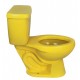 Elongated Comfort Height Toilet Yellow Strada
